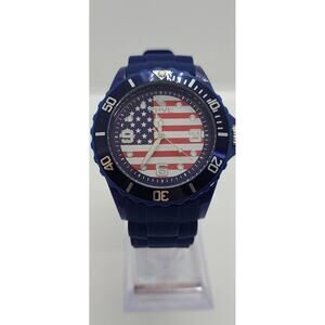 Rave patriot American flag watch, RV1155. Flag on watch face